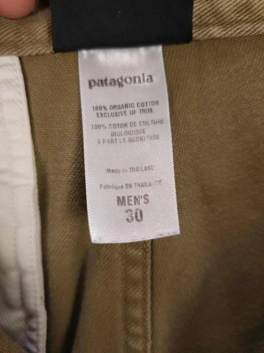 Patagonia organic cotton